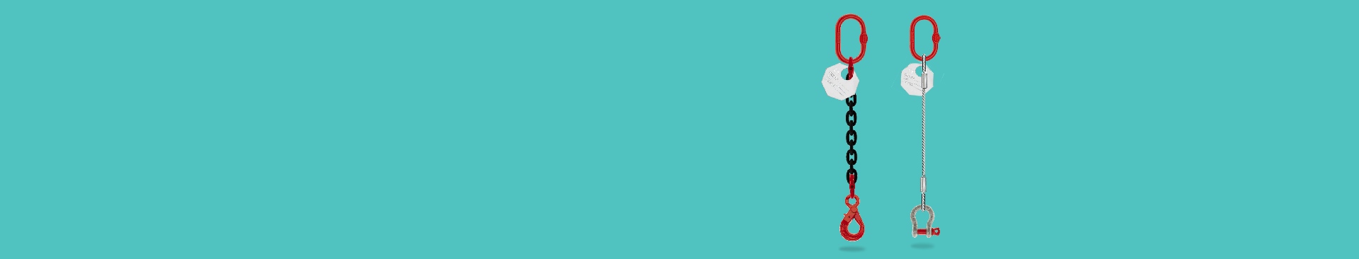 élingue chaîne et élingue câble 1 brin
