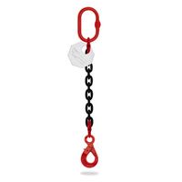 elingue chaine 1 brin crochet automatique diametre 6 mm a 8 mm charge 1 tonne a 2 tonnes longueur 2 metres