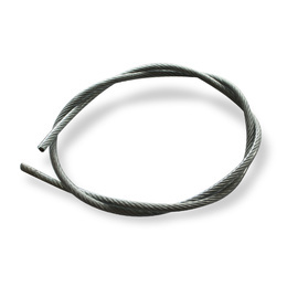 Câble acier galvanisé gainé 7x7 CRISTAL PVC